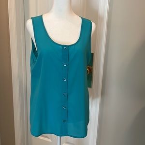"Mine" Sleeveless Top witth decorative cut outs in the back